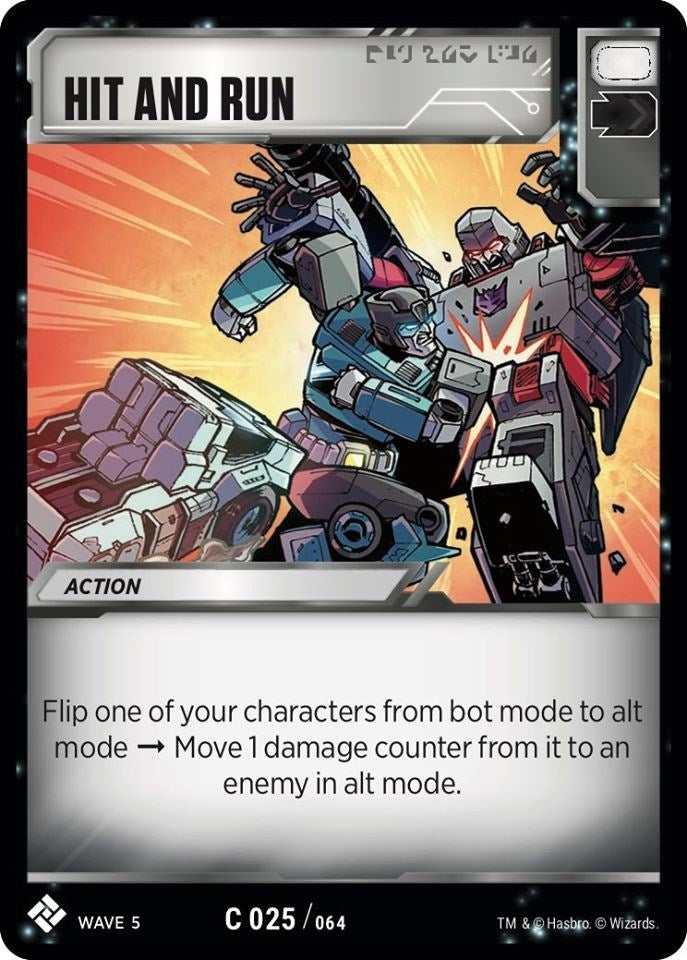 Image for Hit and Run (Titan Masters Attack) (25) - Transformers TCG