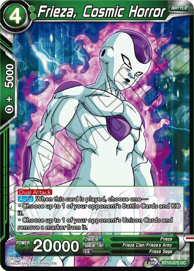 Image for Frieza, Cosmic Horror (Rise of the Unison Warrior) (BT10-072) - Dragon Ball Super: Masters