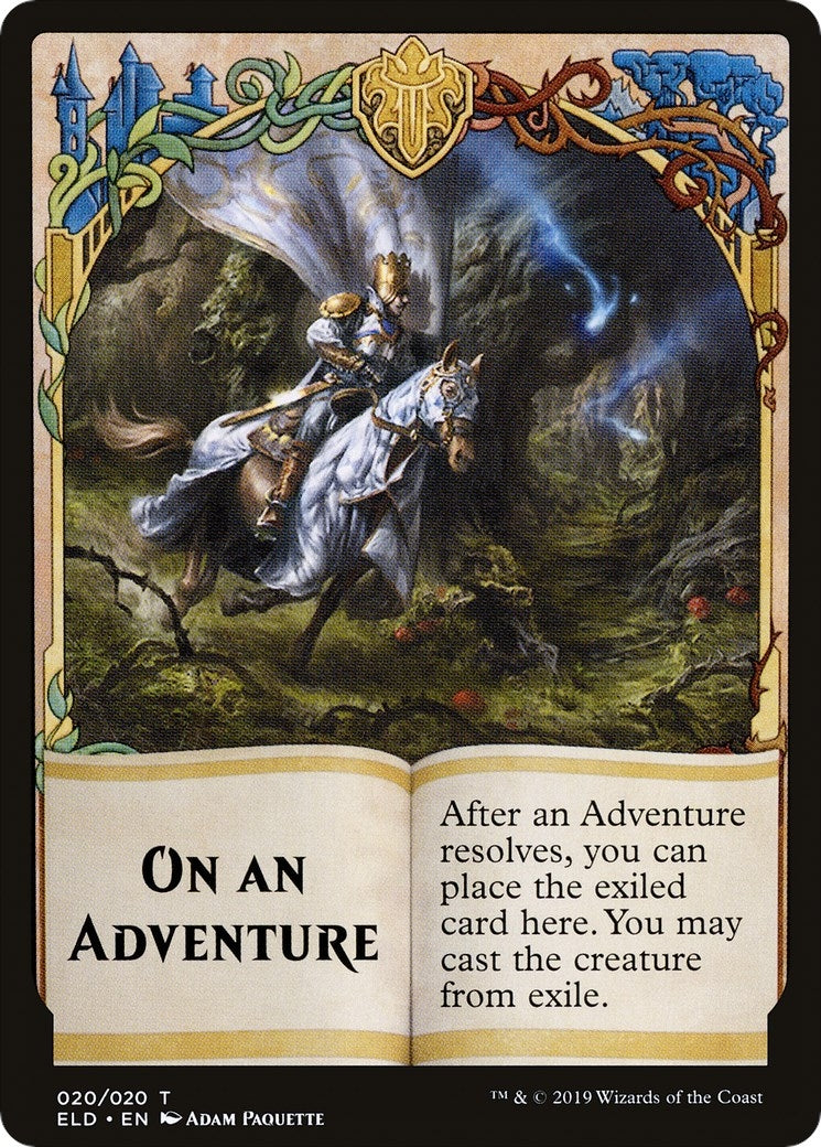 Image for Emblem - On An Adventure Double-Sided (Challenger 2020) (Unique and Miscellaneous Promos) (20) - Magic: The Gathering