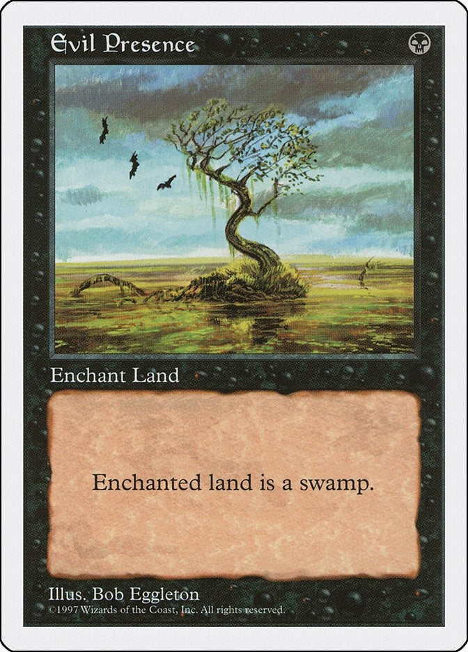 Image for Evil Presence (Fifth Edition) - Magic: The Gathering