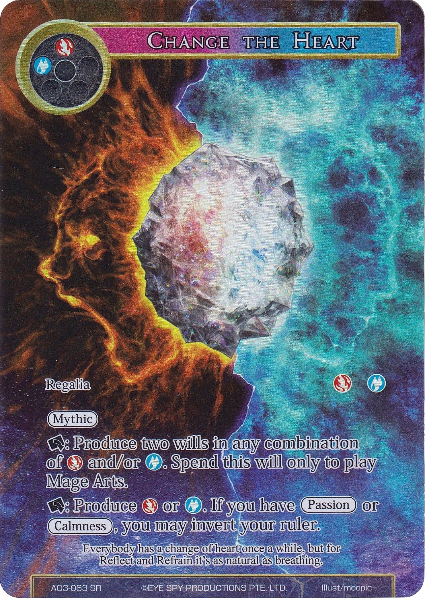 Image for Change the Heart (Full Art) (Alice Origin III) (AO3-063) - Force of Will