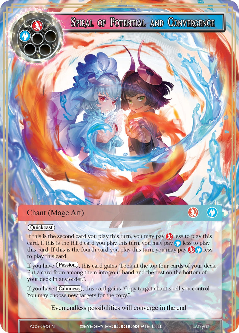 Image for Spiral of Potential and Convergence (Alice Origin III) (AO3-083) - Force of Will