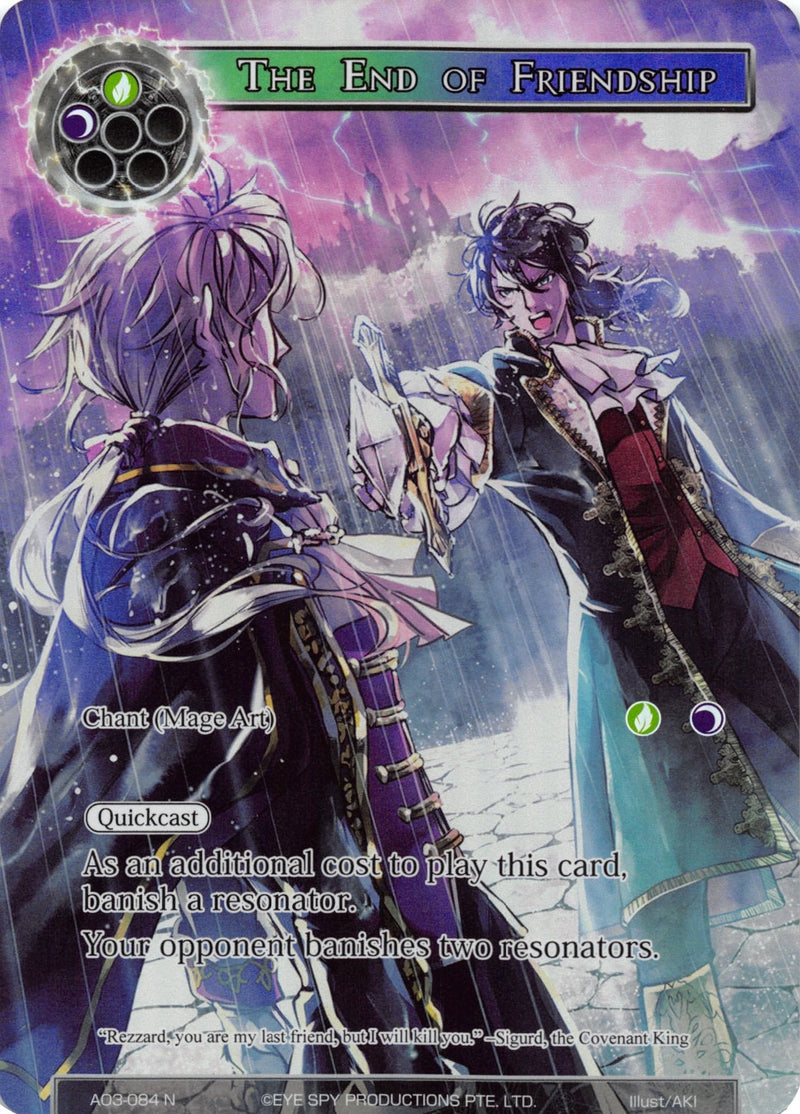 Image for The End of Friendship (Full Art) (Alice Origin III) (AO3-084) - Force of Will