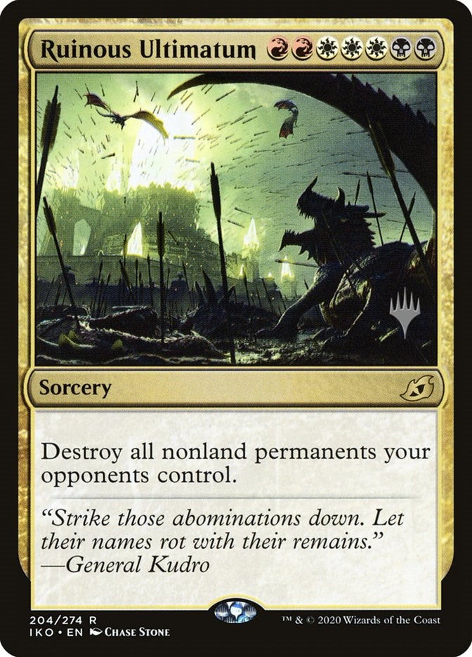 Image for Ruinous Ultimatum (Promo Pack: Ikoria) (204) - Magic: The Gathering