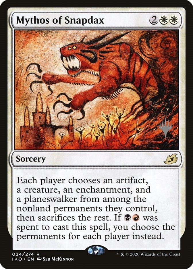 Image for Mythos of Snapdax (Promo Pack: Ikoria) (24) - Magic: The Gathering