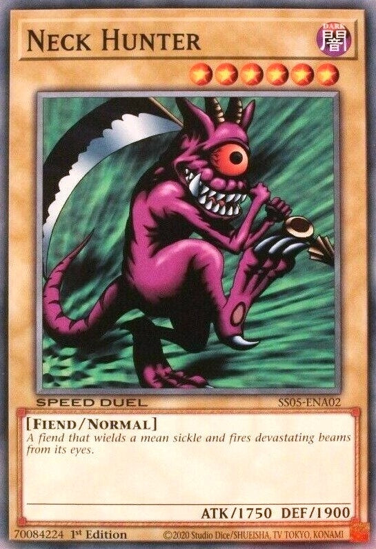 Image for Neck Hunter (Speed Duel Decks: Twisted Nightmares) (SS05-ENA02) - YuGiOh