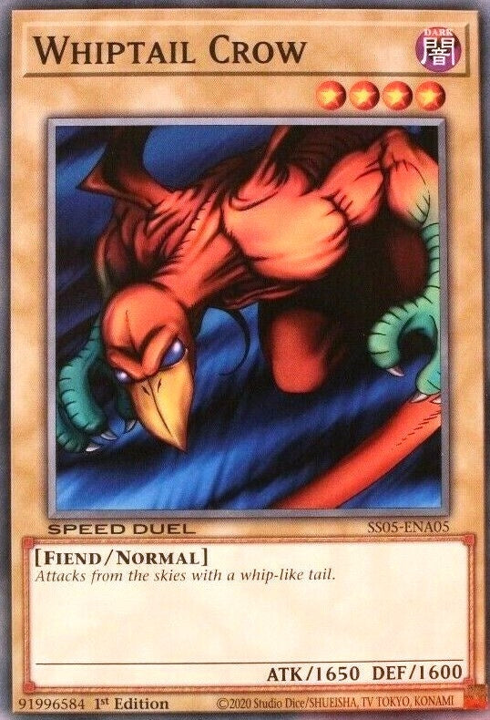 Image for Whiptail Crow (Speed Duel Decks: Twisted Nightmares) (SS05-ENA05) - YuGiOh