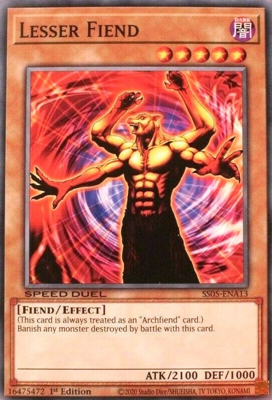 Image for Lesser Fiend (Speed Duel Decks: Twisted Nightmares) (SS05-ENA13) - YuGiOh