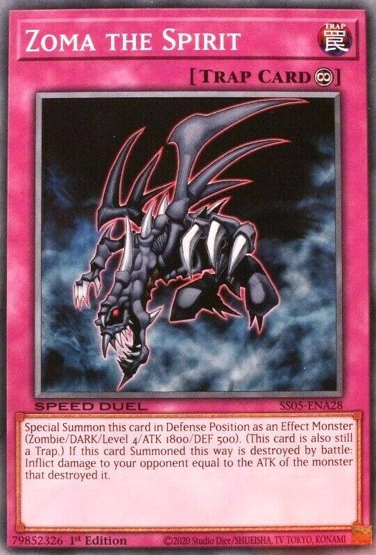 Image for Zoma the Spirit (Speed Duel Decks: Twisted Nightmares) (SS05-ENA28) - YuGiOh