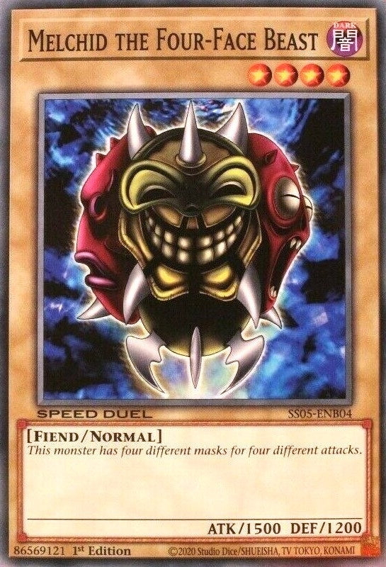 Image for Melchid the Four-Face Beast (Speed Duel Decks: Twisted Nightmares) (SS05-ENB04) - YuGiOh