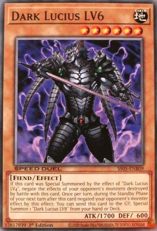 Image for Dark Lucius LV6 (Speed Duel Decks: Twisted Nightmares) (SS05-ENB09) - YuGiOh