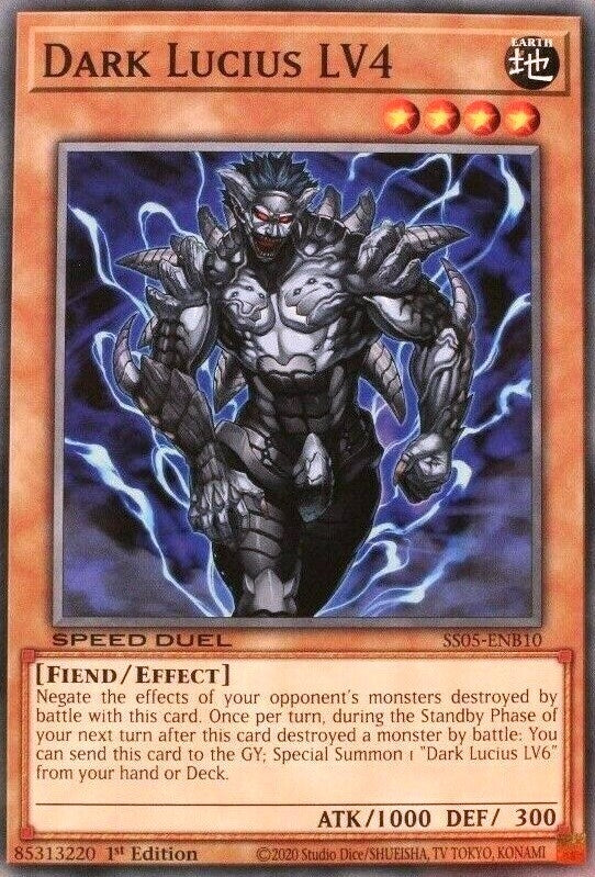 Image for Dark Lucius LV4 (Speed Duel Decks: Twisted Nightmares) (SS05-ENB10) - YuGiOh