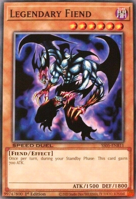 Image for Legendary Fiend (Speed Duel Decks: Twisted Nightmares) (SS05-ENB11) - YuGiOh