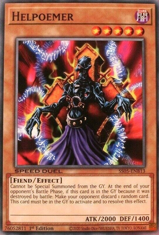 Image for Helpoemer (Speed Duel Decks: Twisted Nightmares) (SS05-ENB13) - YuGiOh