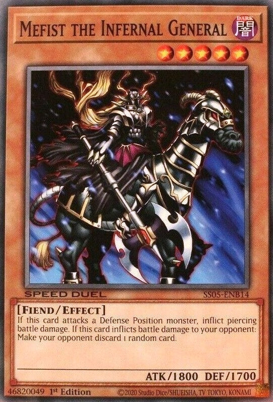 Image for Mefist the Infernal General (Speed Duel Decks: Twisted Nightmares) (SS05-ENB14) - YuGiOh