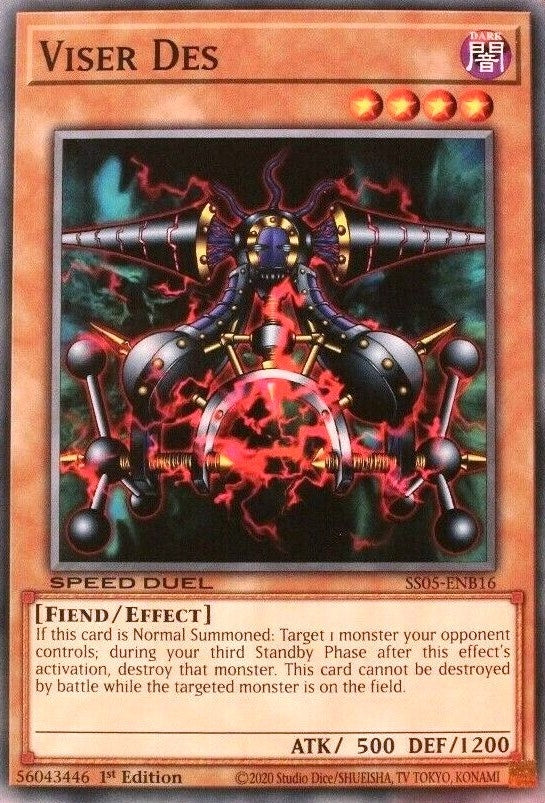 Image for Viser Des (Speed Duel Decks: Twisted Nightmares) (SS05-ENB16) - YuGiOh