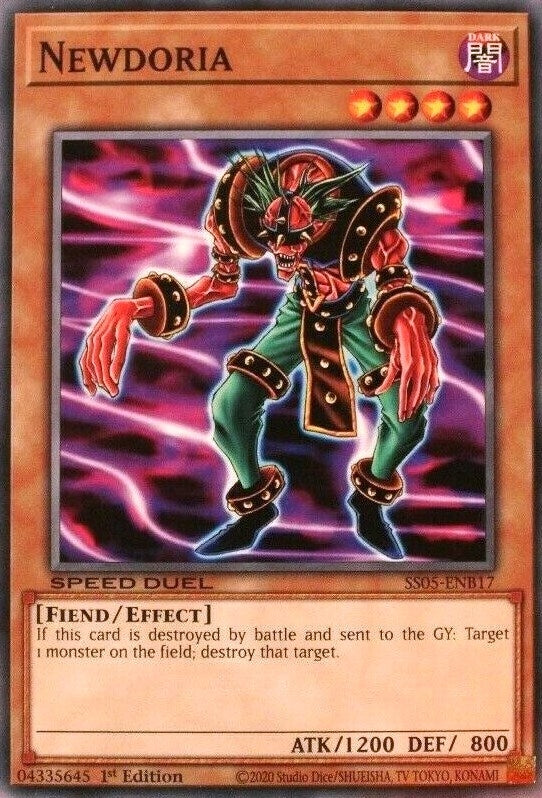 Image for Newdoria (Speed Duel Decks: Twisted Nightmares) (SS05-ENB17) - YuGiOh
