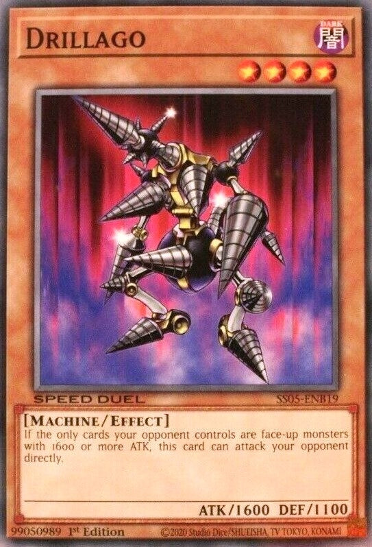 Image for Drillago (Speed Duel Decks: Twisted Nightmares) (SS05-ENB19) - YuGiOh