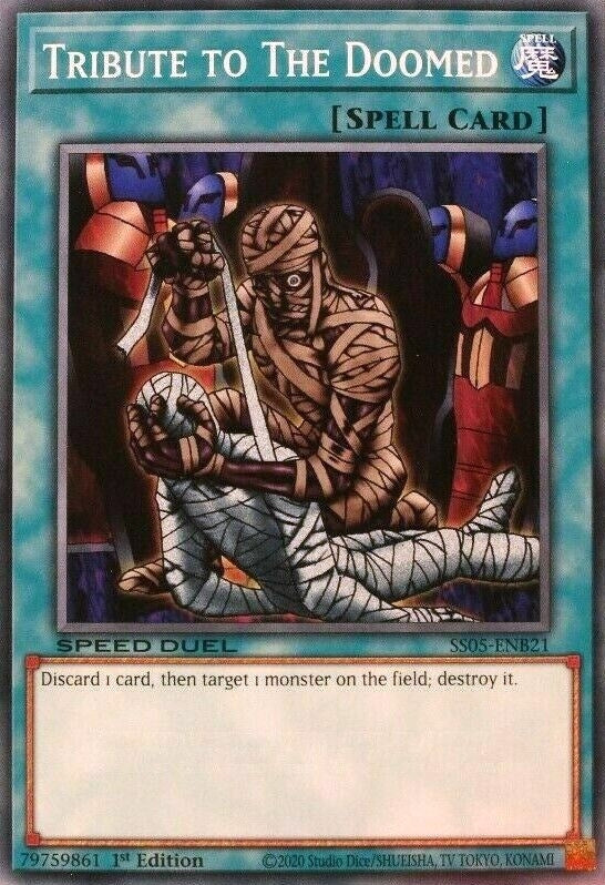 Image for Tribute to The Doomed (Speed Duel Decks: Twisted Nightmares) (SS05-ENB21) - YuGiOh