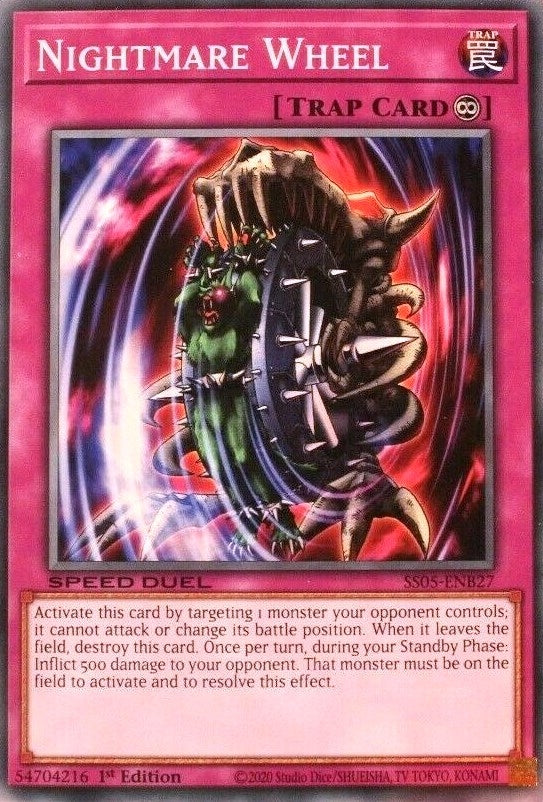Image for Nightmare Wheel (Speed Duel Decks: Twisted Nightmares) (SS05-ENB27) - YuGiOh