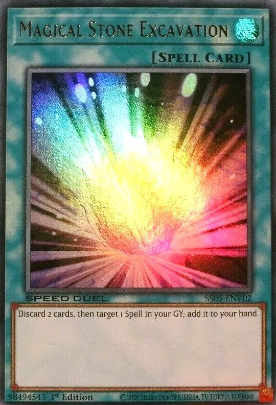 Image for Magical Stone Excavation (Speed Duel Decks: Twisted Nightmares) (SS05-ENV02) - YuGiOh