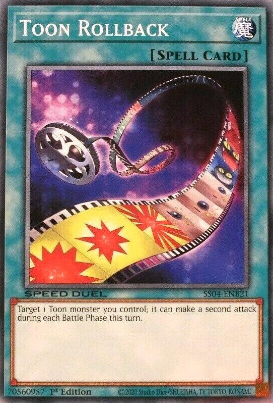 Image for Toon Rollback (Speed Duel Decks: Match of the Millennium) (SS04-ENB21) - YuGiOh