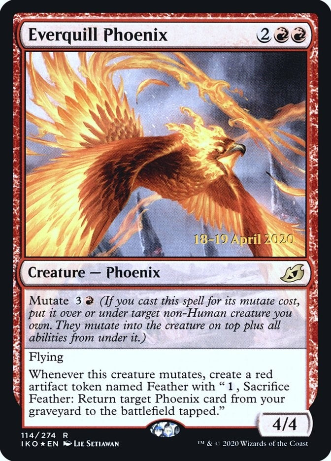 Image for Everquill Phoenix (Prerelease Cards) (114) - Magic: The Gathering