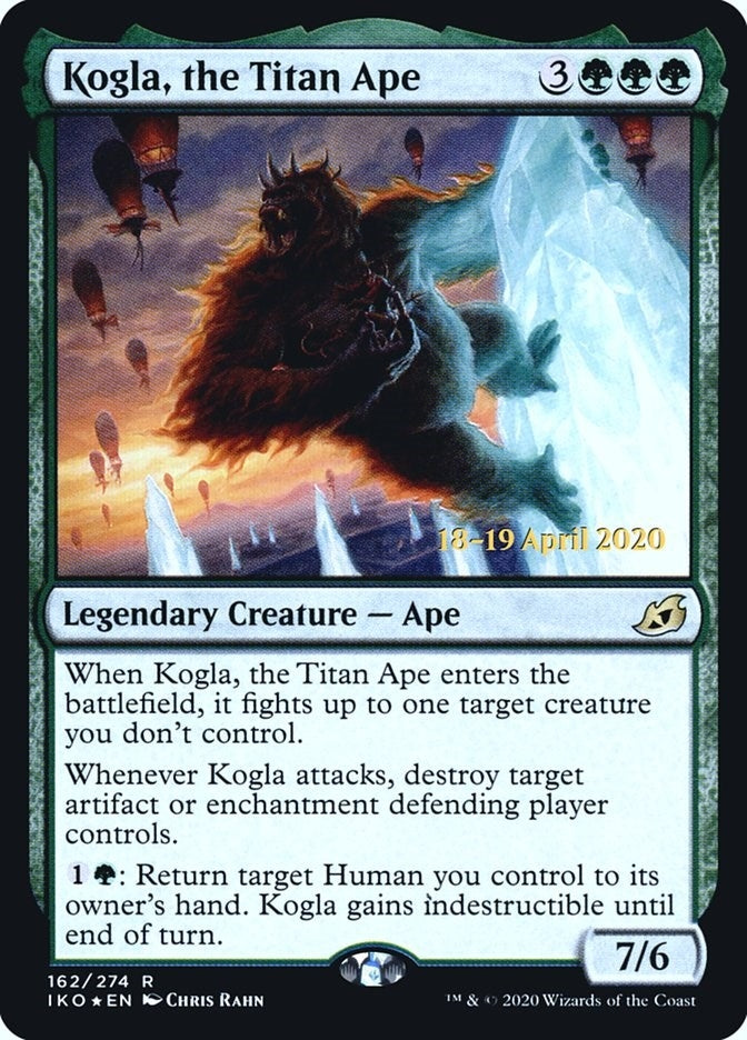 Image for Kogla, the Titan Ape (Prerelease Cards) (162) - Magic: The Gathering