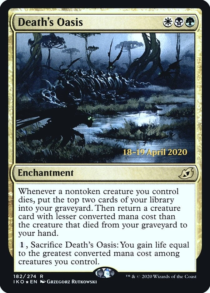 Image for Death's Oasis (Prerelease Cards) (182) - Magic: The Gathering