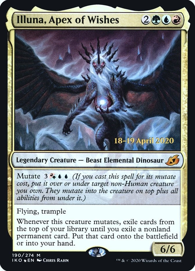 Image for Illuna, Apex of Wishes (Prerelease Cards) (190) - Magic: The Gathering