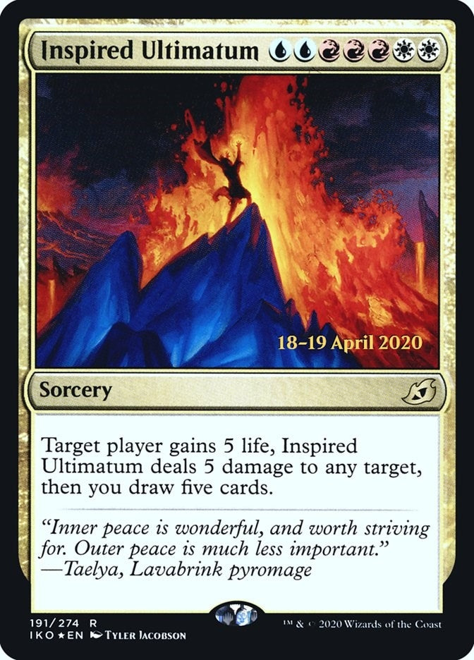 Image for Inspired Ultimatum (Prerelease Cards) (191) - Magic: The Gathering