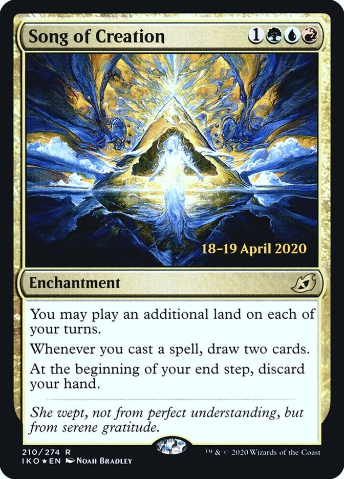Image for Song of Creation (Prerelease Cards) (210) - Magic: The Gathering