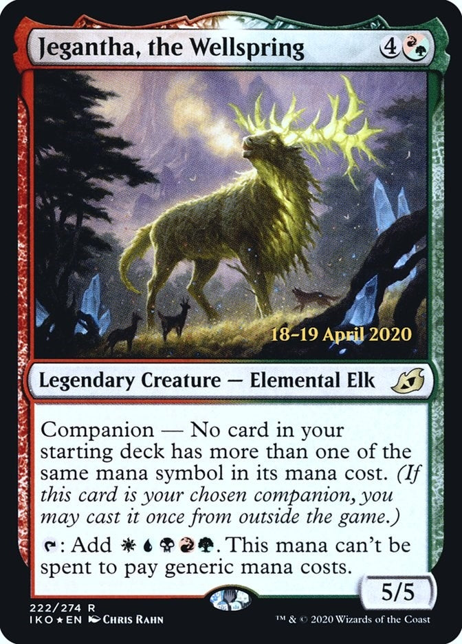 Image for Jegantha, the Wellspring (Prerelease Cards) (222) - Magic: The Gathering