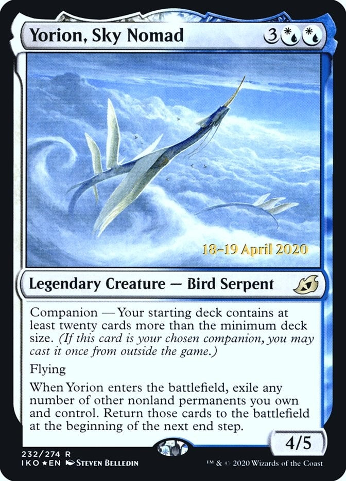Image for Yorion, Sky Nomad (Prerelease Cards) (232) - Magic: The Gathering