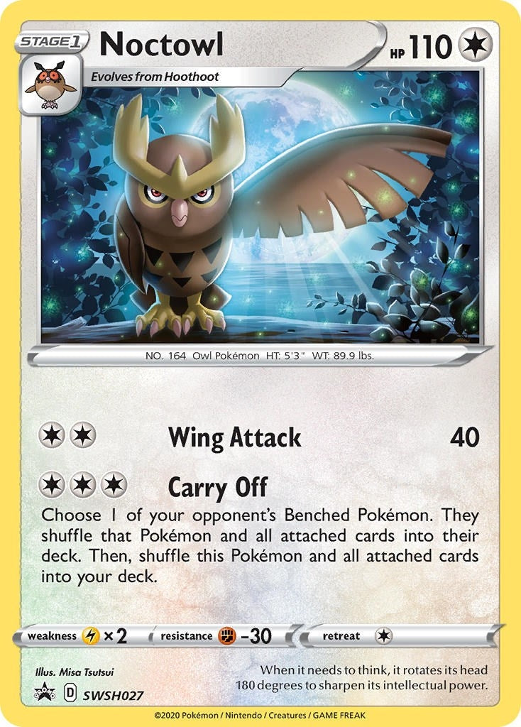 Image for Noctowl - SWSH027 (SWSH: Sword & Shield Promo Cards) (SWSH027) - Pokemon