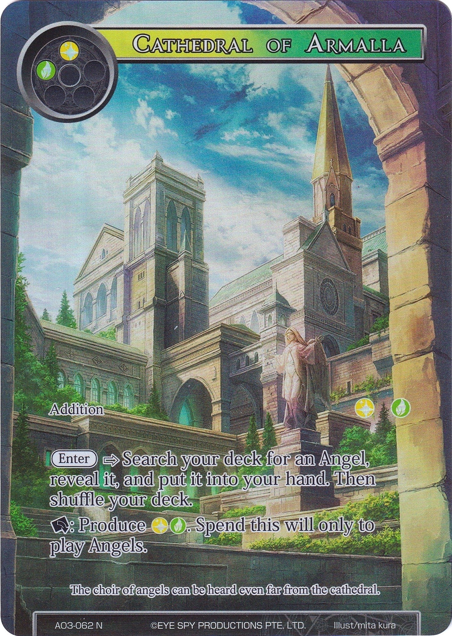 Image for Cathedral of Armalla (Full Art) (Alice Origin III) (AO3-062) - Force of Will