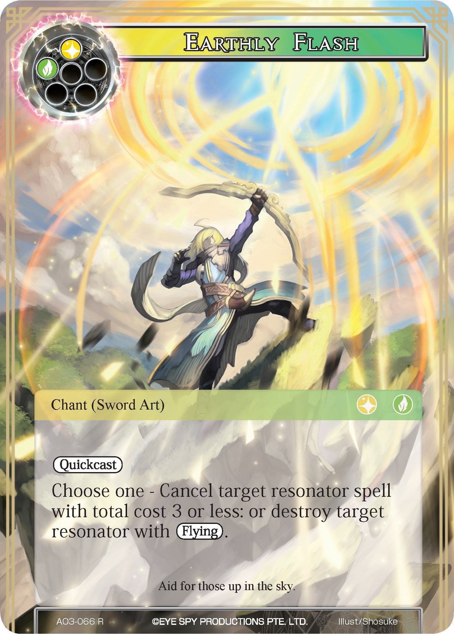 Image for Earthly Flash (Alice Origin III) (AO3-066) - Force of Will
