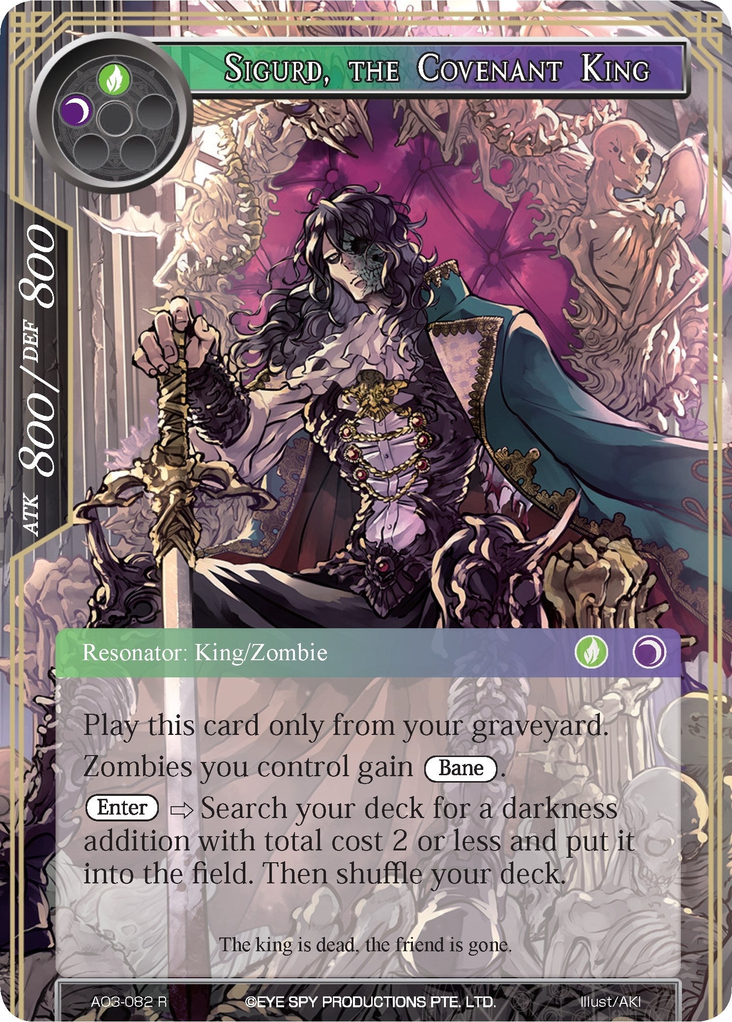 Image for Sigurd, the Covenant King (Alice Origin III) (AO3-082) - Force of Will