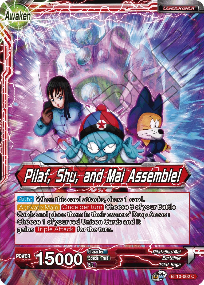 Image for Pilaf // Pilaf, Shu, and Mai Assemble! (Rise of the Unison Warrior) (BT10-002) - Dragon Ball Super: Masters