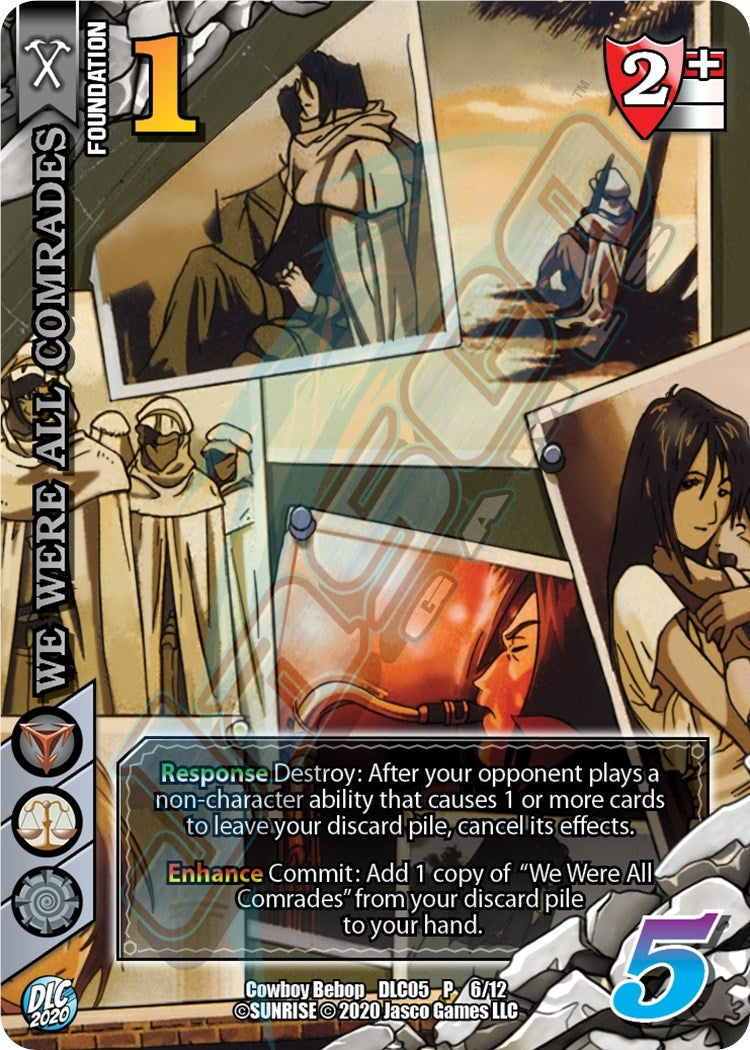 Image for We Were All Comrades (Cowboy Bebop DLC) (6) - UniVersus