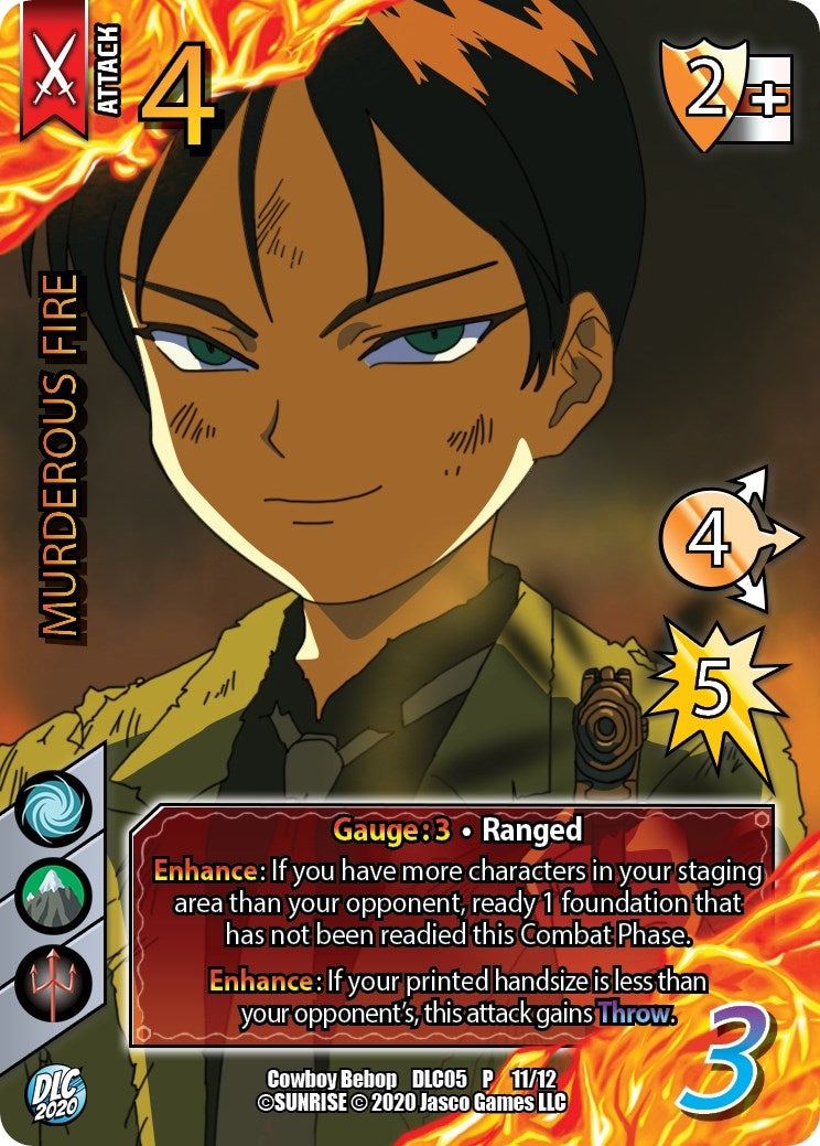 Image for Murderous Fire (Cowboy Bebop DLC) (11) - UniVersus