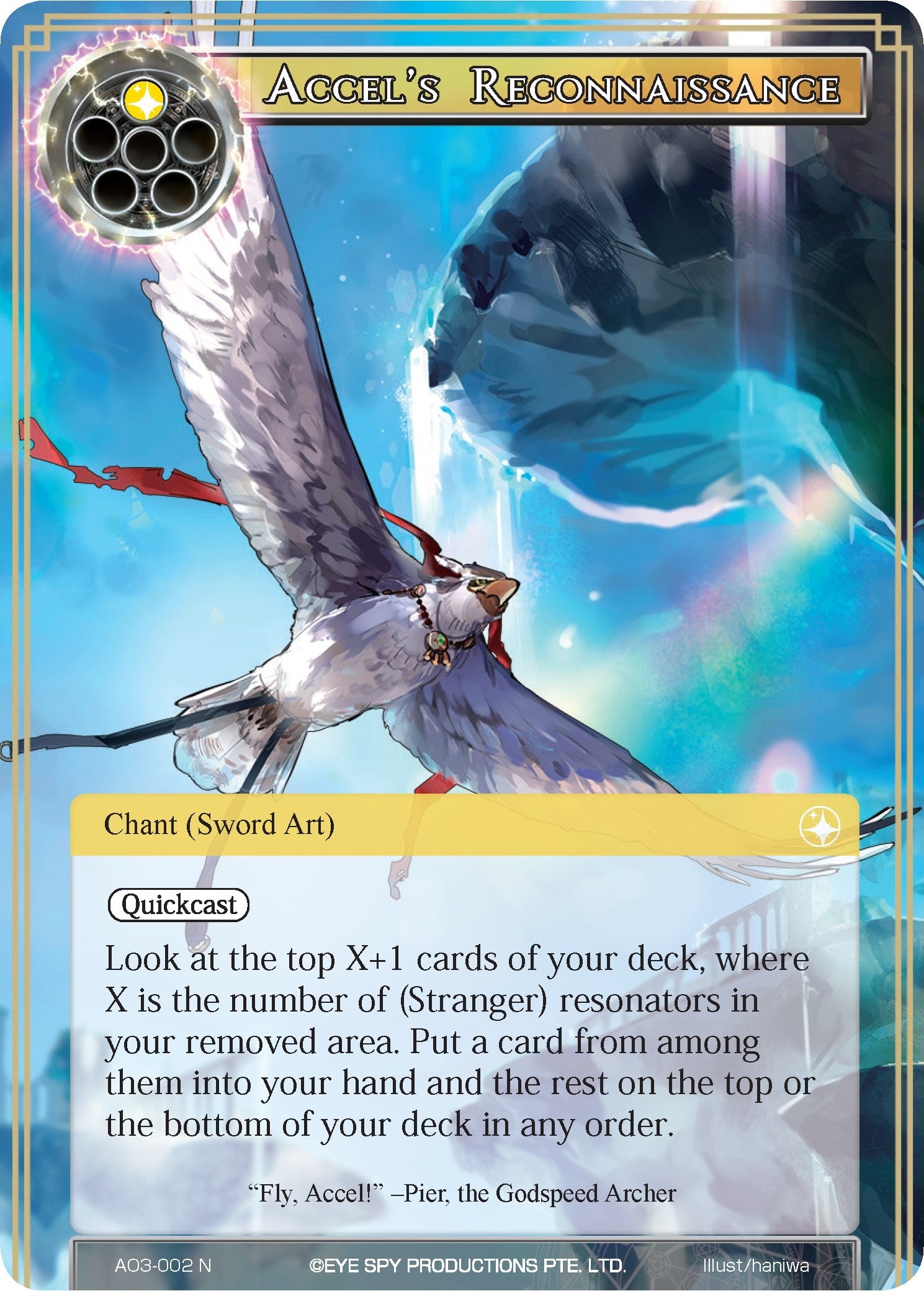 Image for Accel's Reconnaissance (Alice Origin III) (AO3-002) - Force of Will