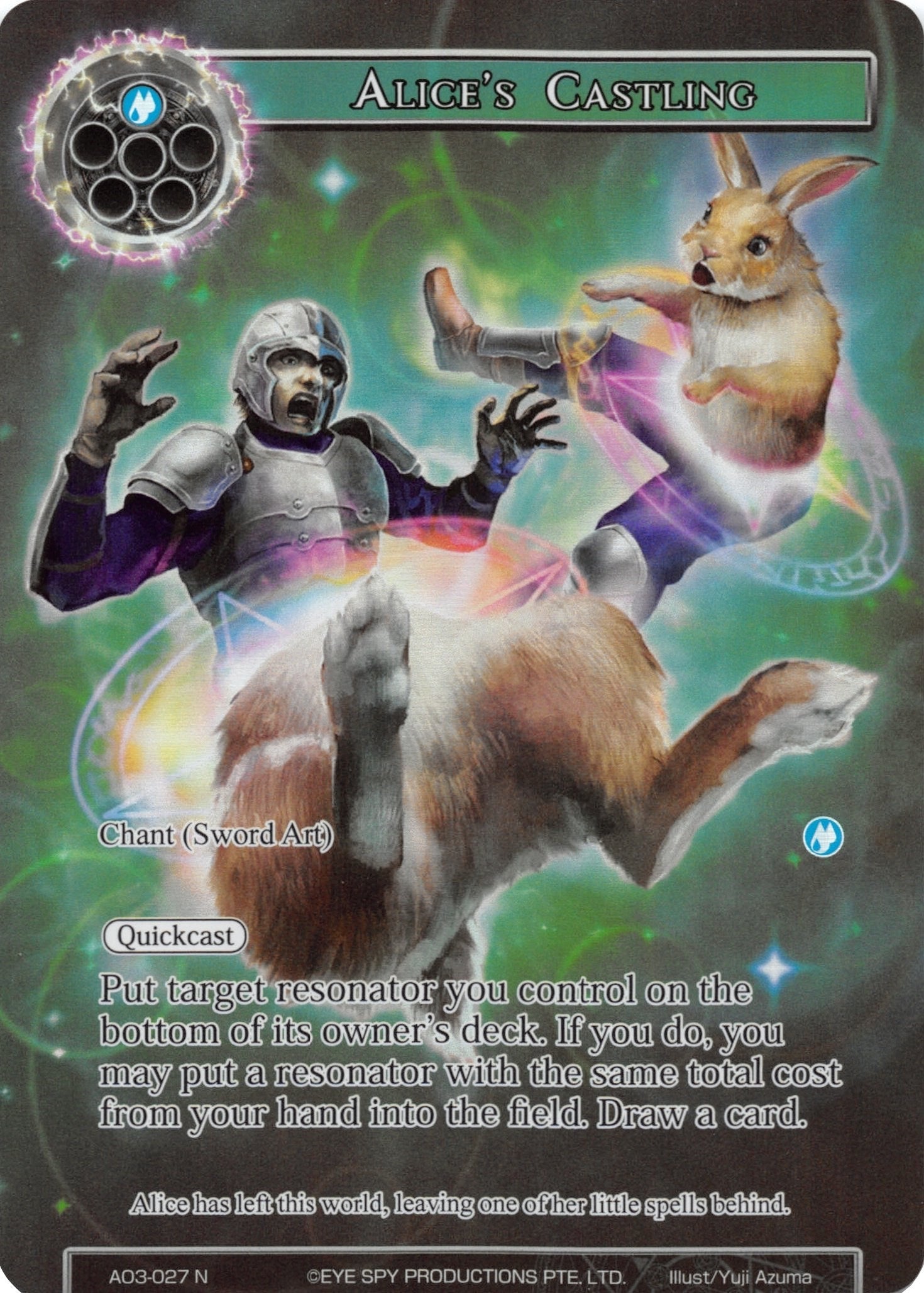 Image for Alice's Castling (Full Art) (Alice Origin III) (AO3-027) - Force of Will