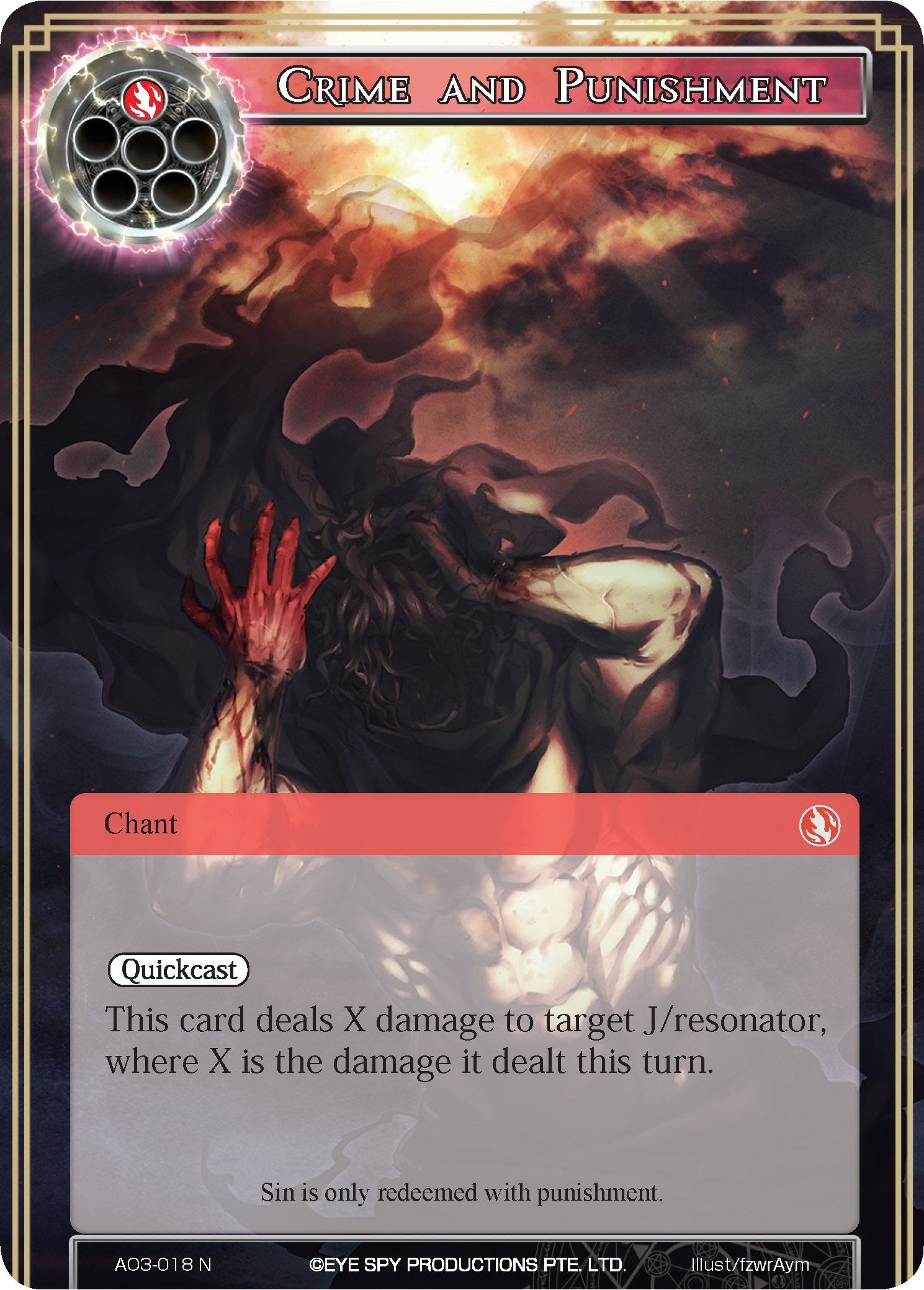 Image for Crime and Punishment (Alice Origin III) (AO3-018) - Force of Will
