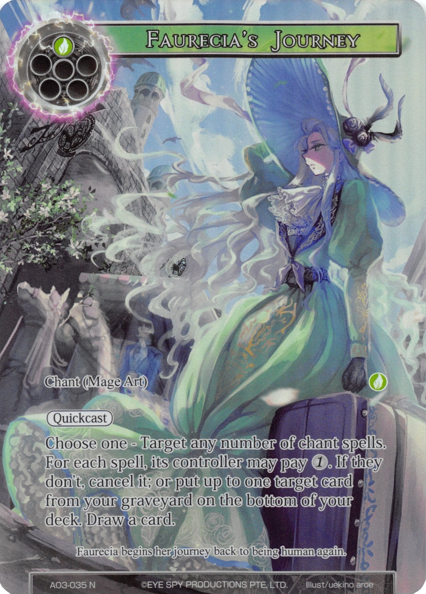 Image for Faurecia's Journey (Full Art) (Alice Origin III) (AO3-035) - Force of Will