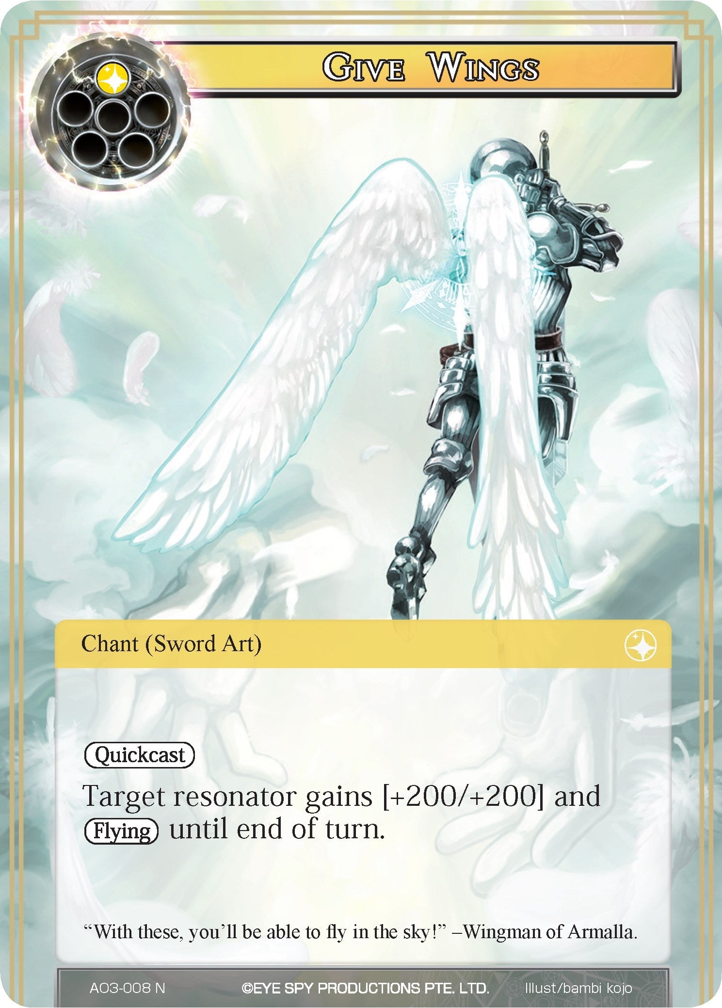 Image for Give Wings (Alice Origin III) (AO3-008) - Force of Will