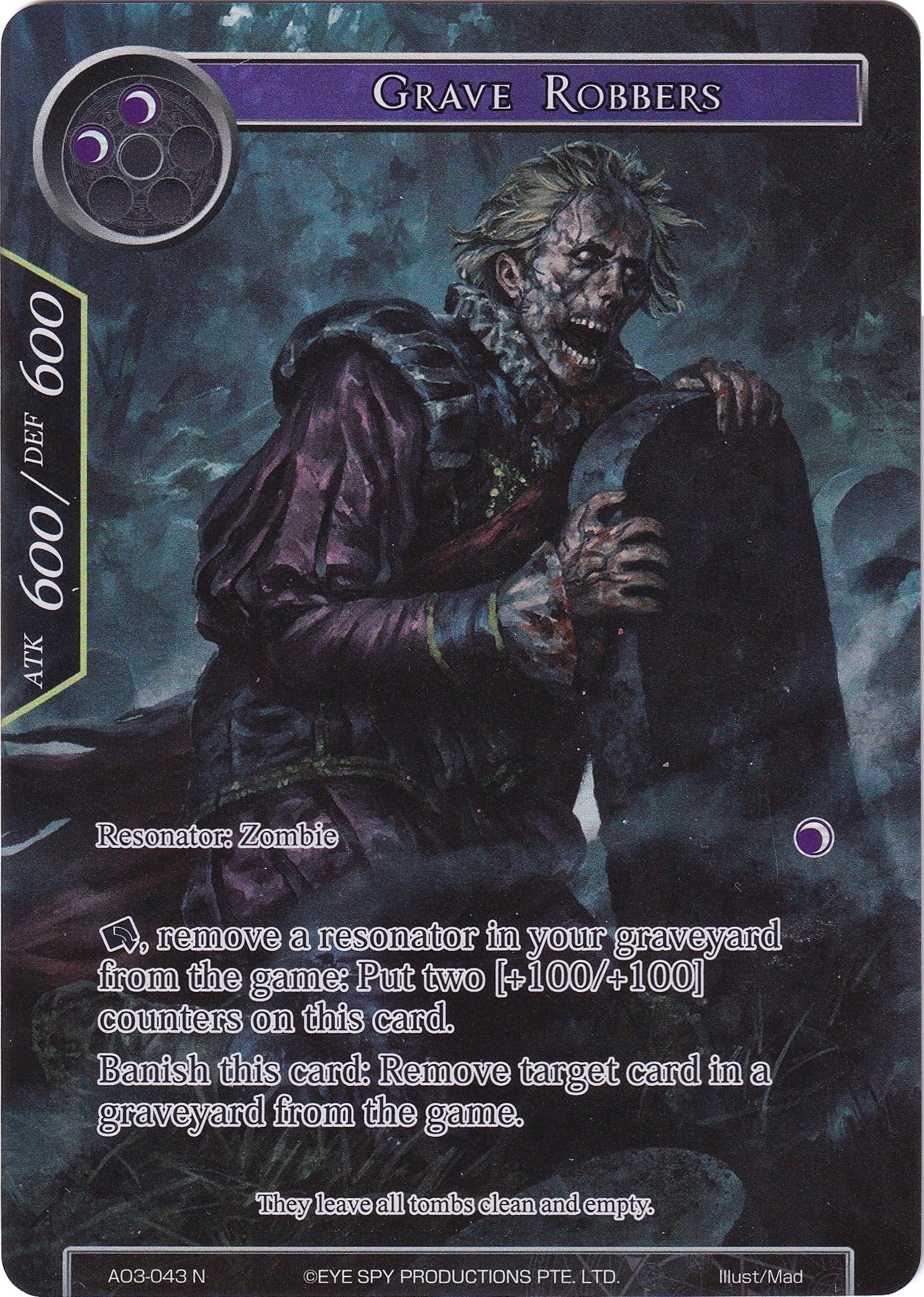 Image for Grave Robbers (Full Art) (Alice Origin III) (AO3-043) - Force of Will