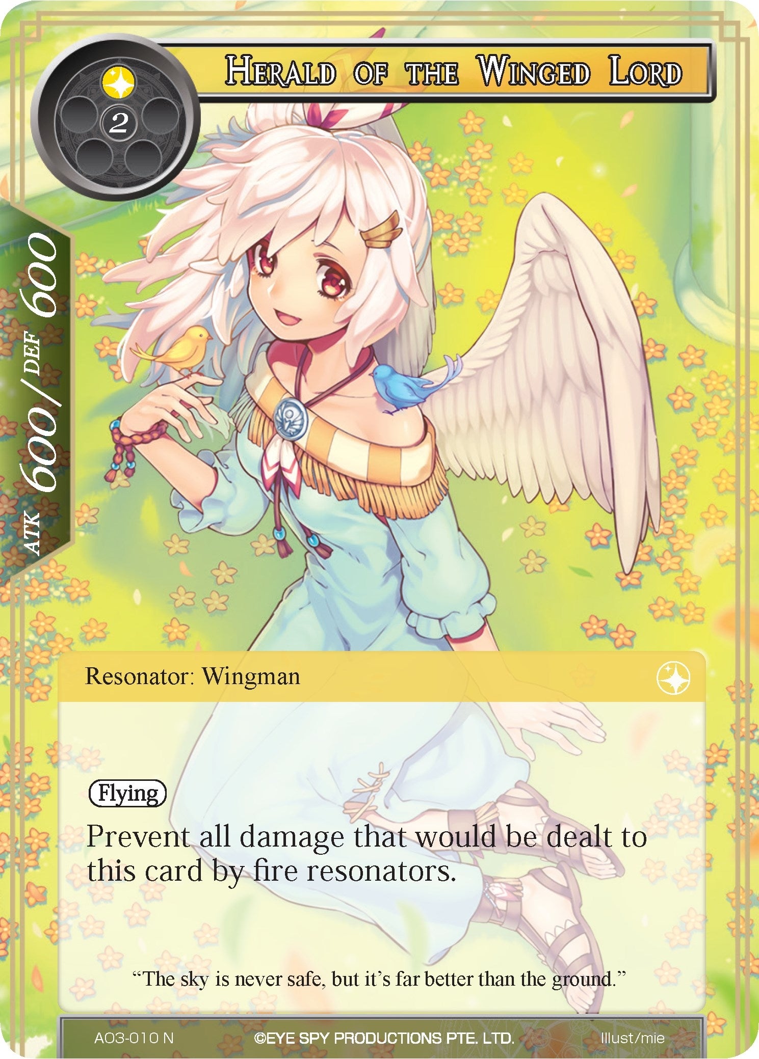 Image for Herald of the Winged Lord (Alice Origin III) (AO3-010) - Force of Will