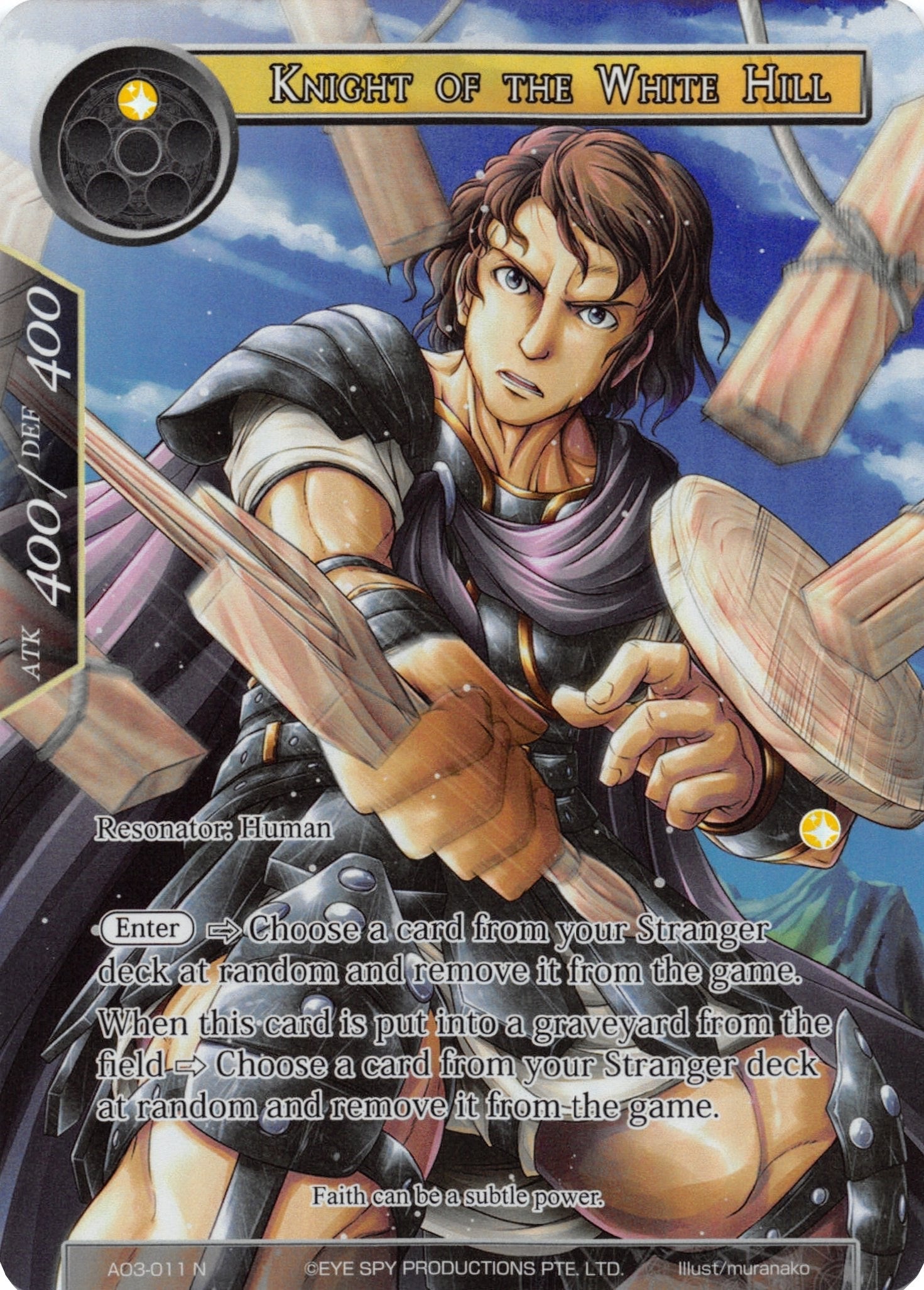 Image for Knight of the White Hill (Full Art) (Alice Origin III) (AO3-011) - Force of Will