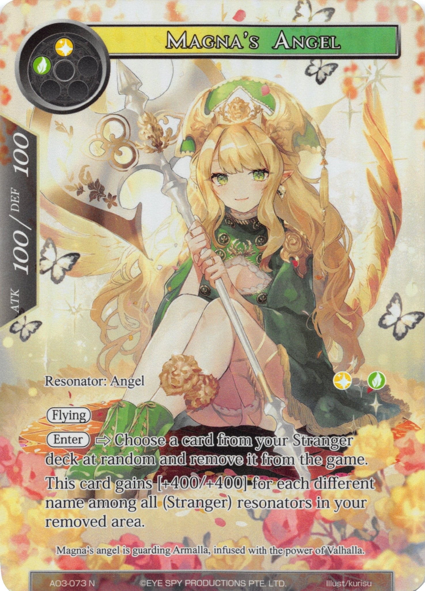 Image for Magna's Angel (Full Art) (Alice Origin III) (AO3-073) - Force of Will